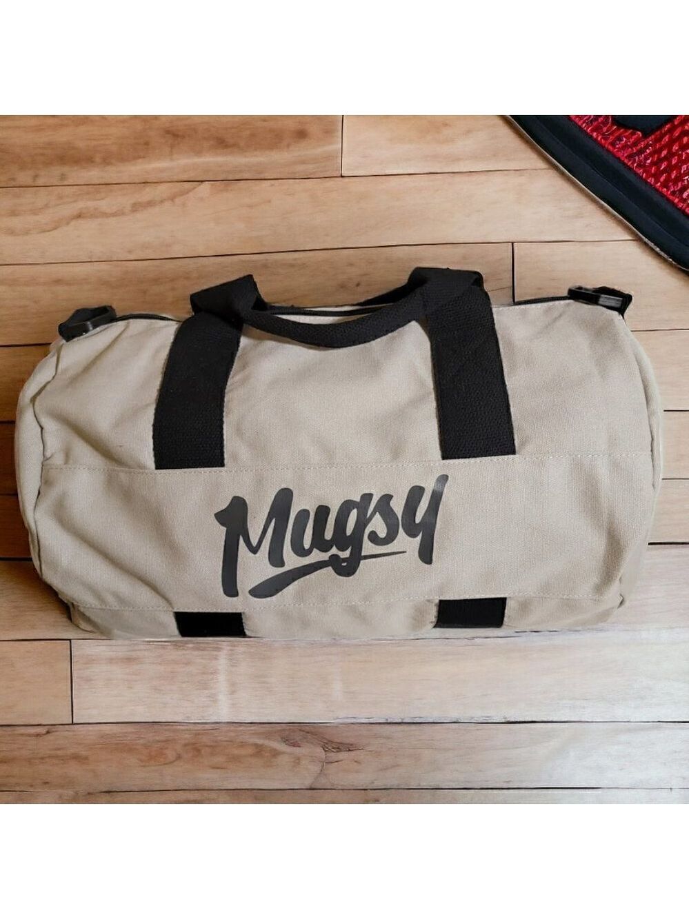 Mugsy Jeans Duffle Bag with Shoulder Strap